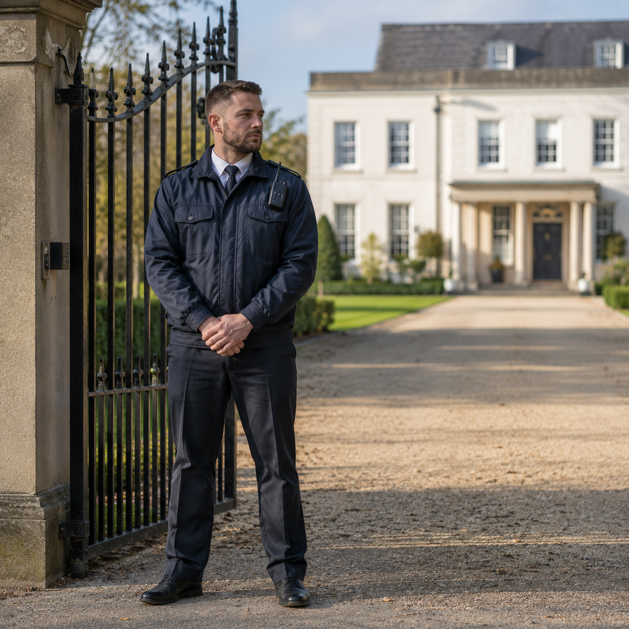 Property guarding security guard management